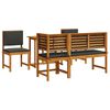 vidaXL Tuin Bistro Set 4 pcs Bruin Massief Acaciahout