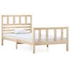 vidaXL Bedframe massief hout 90x200 cm