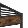 vidaXL Bedframe zonder matras 183x203 cm spaanplaat gerookt eiken