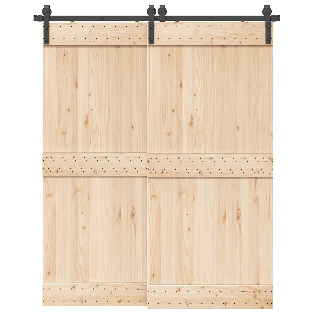 vidaXL Beslagset voor schuifdeur 183 cm staal wit vidaXL Beslagset voor schuifdeur 183 cm staal wit