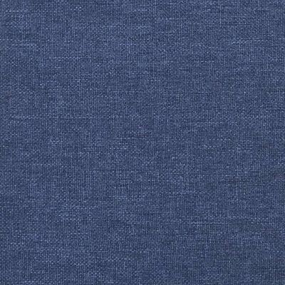 vidaXL Bedframe stof blauw 90x190 cm