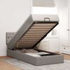 vidaXL Ottoman bed met matras en LED's 80x200cm stof taupe