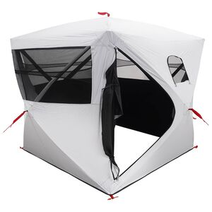 vidaXL Jacht Tent Wit Blackout 2-persoons Polyester en staal
