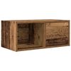 vidaXL Tv-meubels 2 st 60x31x25,5 cm bewerkt hout oud houtkleurig
