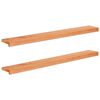 vidaXL Raamkozijnen 2 st Lak 110 x 20 x 2 cm Massief beukenhout