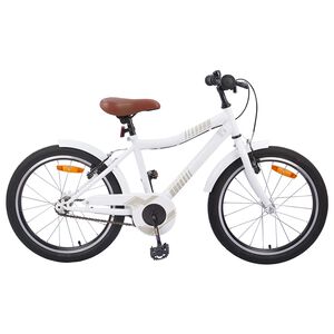 vidaXL Kinderfiets 18 Inch voor 5-7 jaar wit