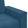 vidaXL Tweezitsbank 160x78x84 cm fluweel blauw