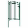 vidaXL Hekpoort EMMEN met stalen pinnen 103x117 cm groen