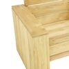 vidaXL Tuinstoelen 2 st 89x76x76 cm ge&iuml;mpregneerd grenenhout