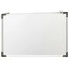 vidaXL Whiteboard magnetisch 50x35 cm staal wit