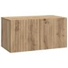vidaXL Wandbeugel TV-kast Artisanaal eiken 59,5 x 31 x 30 cm