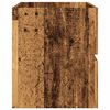 vidaXL Wastafelkast 100x38,5x45 cm bewerkt hout oud houtkleurig