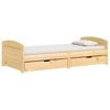 vidaXL Slaapbank met 2 lades IRUN 90x200 cm massief grenenhout