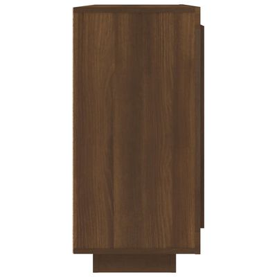 vidaXL Dressoir 92x35x75 cm bewerkt hout bruin eikenkleur