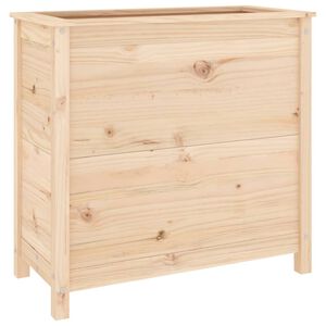 vidaXL Plantenbak 82,5x40x78 cm massief grenenhout