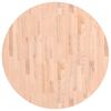 vidaXL Tafelblad rond &Oslash;90x2,5 cm massief beukenhout