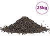 vidaXL Basaltgrind 25 kg 5-8 mm zwart