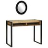 vidaXL Plafondtafel met plank Bruin 100 x 50 x 75 cm Massief mangohout