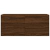 vidaXL Wandkast 80x36,5x35 cm bewerkt hout bruin eikenkleur