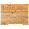 vidaXL Tafelblad met natuurlijke rand 80x60x3,8 cm massief mangohout