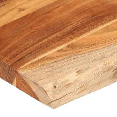 vidaXL Tafelblad rechthoekig natuurlijke rand 120x60x2,5 cm acaciahout