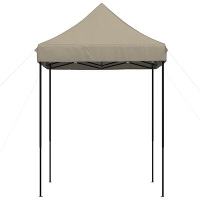 vidaXL Partytent inklapbaar pop-up 200x200x306 cm taupe