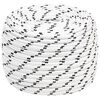 vidaXL Multifunctioneel gebruikstouw 12 mm 100 m Wit Polyester