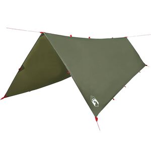 vidaXL Kampeerluifel waterdicht 506x306 cm olijfgroen