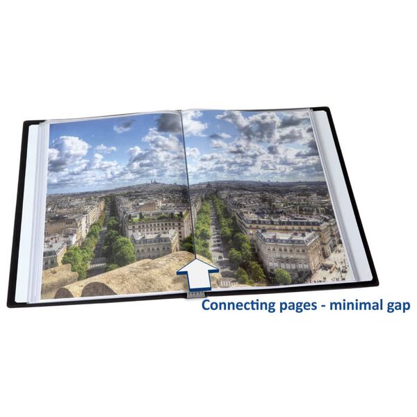 rillstab Portfoliomap met 50 hoezen A4 zwart