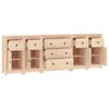 vidaXL Dressoir 230x35x80 cm massief grenenhout