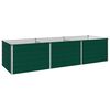 vidaXL Verhoogd Tuinbed Groen 240 x 80 x 55 cm koudgewalst stalen