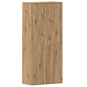 vidaXL Schoenenkast 80 x 39 x 178 cm Bewerkt hout Artisan Eiken