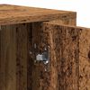 vidaXL Highboard met lade Oud hout 80 x 33 x 150 cm Bewerkt hout