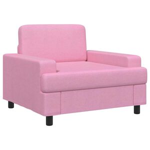 vidaXL Fauteuil Roze Stof