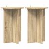 vidaXL Plantenstandaard 2 pcs Sonoma Eiken &Oslash;40 x 60 cm Bewerkt hout