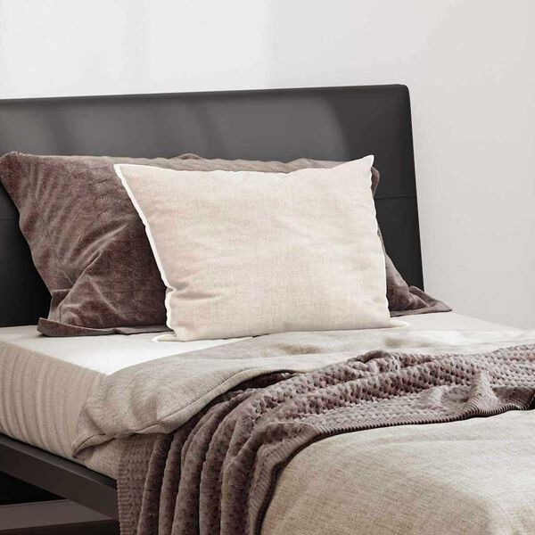 vidaXL Hoofdkussen met kussen Wit 60 x 40 x 20 cm Polyester