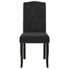 vidaXL Eetkamerstoelen 2 st fluweel zwart