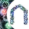 vidaXL Kerstkrans 200 cm 16 LED's Meerkleurig PET