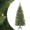 vidaXL Kunstkerstboom met 150 LED met standaard Groen 150 cm PE en PVC