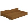 vidaXL Bedframe met 2 lades massief grenenhout honingbruin 200x200 cm