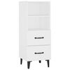 vidaXL Dressoir 34,5x34x90 cm bewerkt hout wit