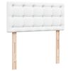 vidaXL Boxspring met matras kunstleer wit 80x200 cm