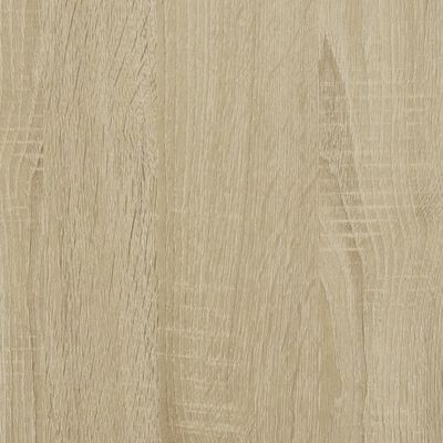 vidaXL Bedframe met lades bewerkt hout sonoma eikenkleurig 135x190 cm