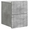 vidaXL Wandbeugel Bedkast Betongrijs 33 x 34,5 x 43 cm Bewerkt hout