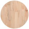 vidaXL Tafelblad rond &Oslash;40x3 cm massief grenenhout wit