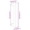 vidaXL Handvatten 20 st 96 mm roestvrij staal bronskleurig