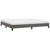 vidaXL Bedframe zonder matras 200x200 cm fluweel donkergrijs