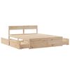 vidaXL Bedframe zonder matras massief grenenhout 160x200 cm