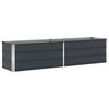 vidaXL Plantenbak Antraciet 195 x 50 x 45 cm Gegalvaniseerd staal