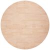 vidaXL Tafelblad rond &Oslash;70x2,5 cm onbehandeld massief eikenhout